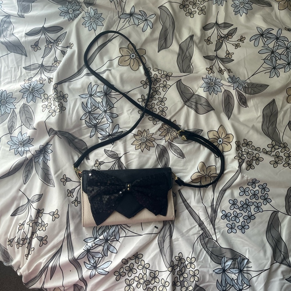 Betsey Johnson Bow Crossbody Clutch